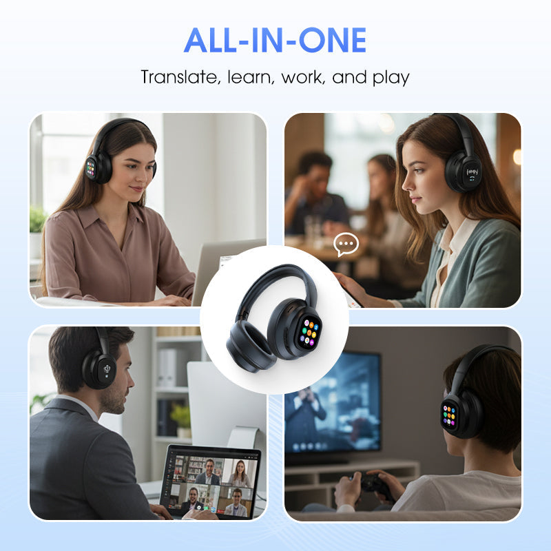 🔥56% RABATT 🎁AI Bluetooth-Kopfhörer mit LCD-Display