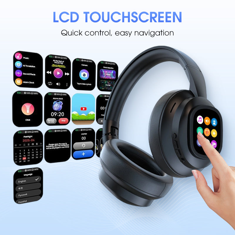 🔥56% RABATT 🎁AI Bluetooth-Kopfhörer mit LCD-Display