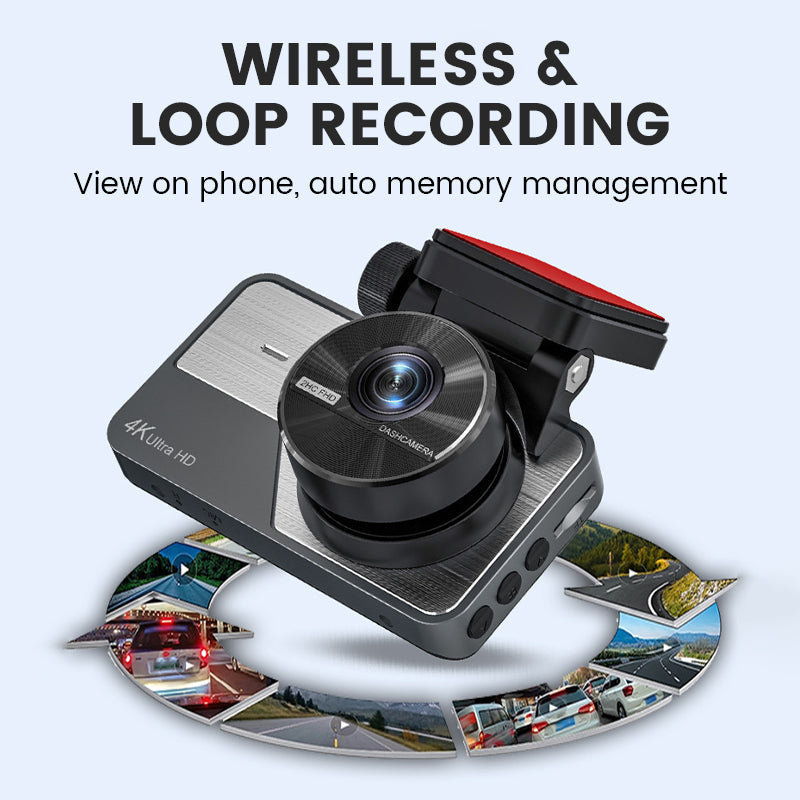 📹 50% RABATT BEGRENZTE ZEIT! ✨ 4K Ultra HD Auto-Dashcam mit Nachtsicht - WLAN & Loop-Aufnahme für Kontinuierliche Überwachung 🚗🌙