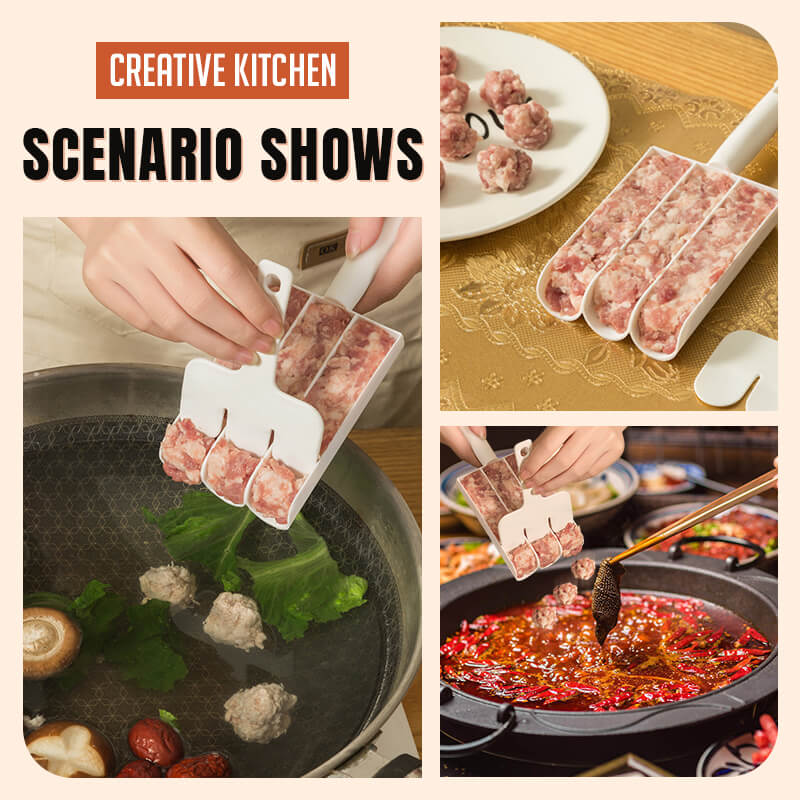 â
đ„Creative Kitchen Dreifach-FleischbĂ€llchen-Maker