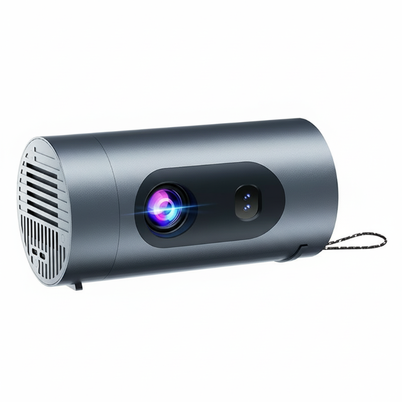 🎬🔄 50% RABATT! Tragbarer Projektor mit 180° Drehung – Kompakt, HDMI/WiFi/Bluetooth, Full HD Support – Perfekt für Filmabende, Camping & Reisen ✨