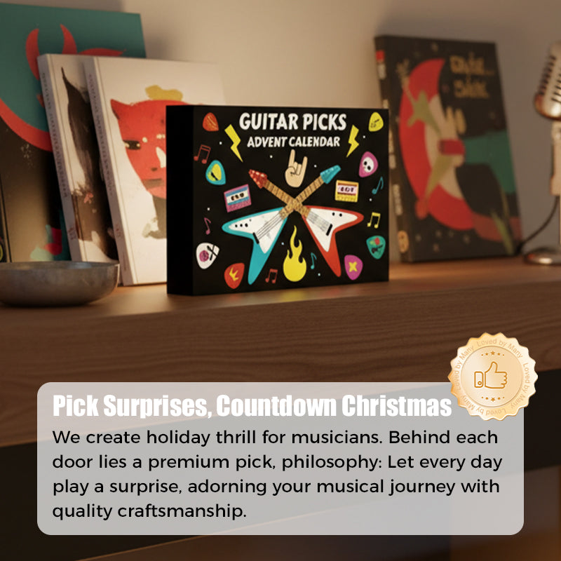 🎁Black Friday-Ausverkauf 51 % Rabatt😍Gitarrenpick-Adventskalender 2025🎸