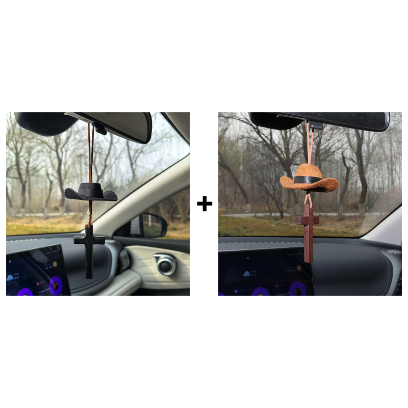 Cowboyhut-Autoanhänger – Ländlicher Western-Charme für Ihr Fahrzeug