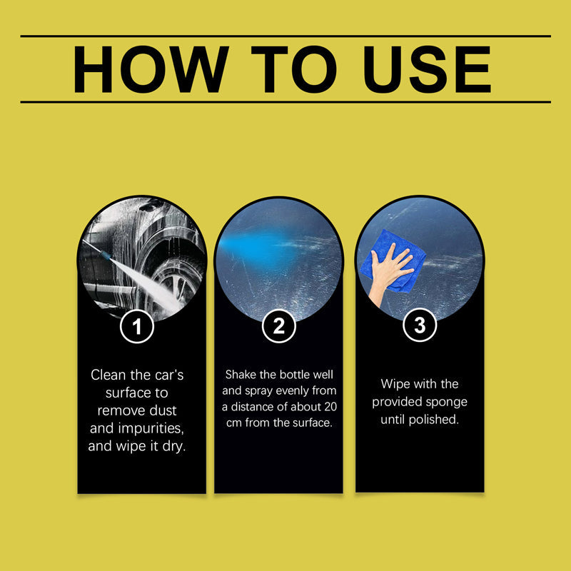 Car Nano Coating Spray - Quick Restore & Mirror Shine