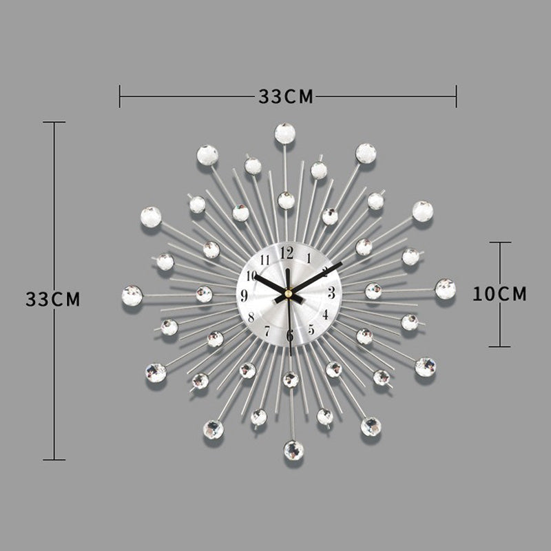 ✨🕰️ 50% Rabatt ⚡ Kreative Strass-Wanduhr – Leise, minimalistisches Luxusstück für Wohnzimmer, Esszimmer und Eingangsbereich! 💎🏡