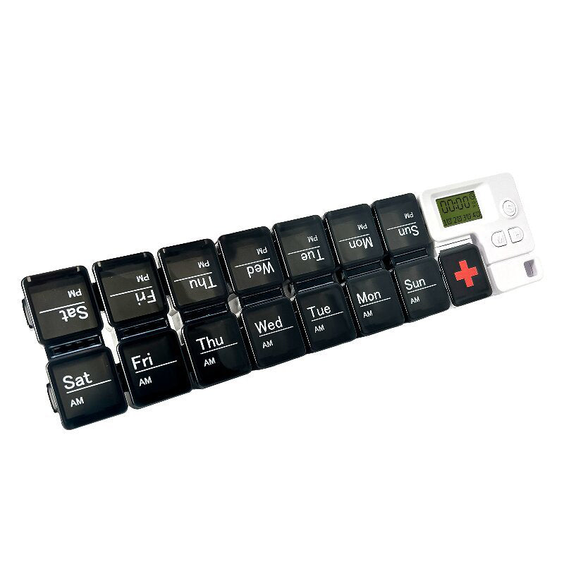 Intelligente elektronische Pillenbox mit zeitgesteuerter Erinnerung