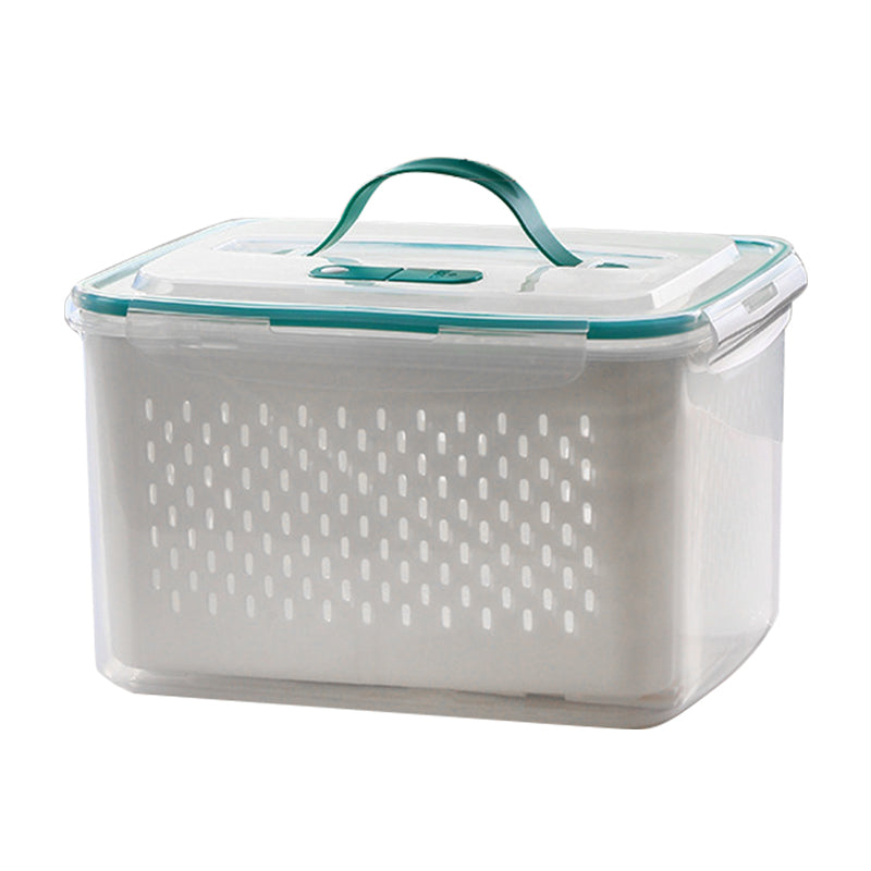 🥗 56% RABATT! 🧊 5er-Pack Kühlschrank-Organizer – Stapelbare Obstbehälter mit Herausnehmbarem Sieb, BPA-frei & Ideal Für Salat, Beeren & Gemüse 🥦