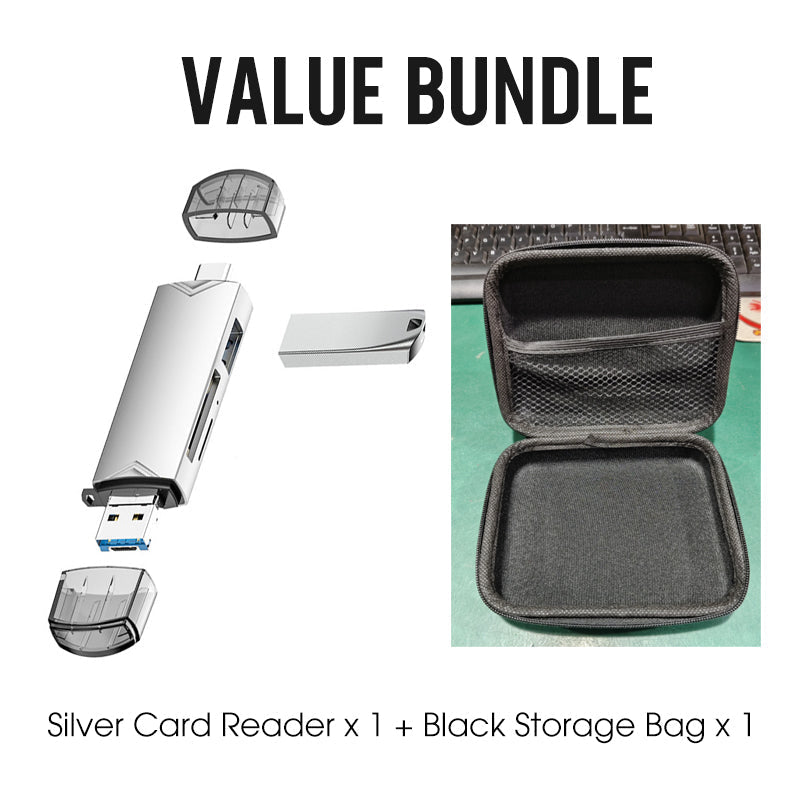 6-in-1 USB 3.0 OTG-Kartenleser