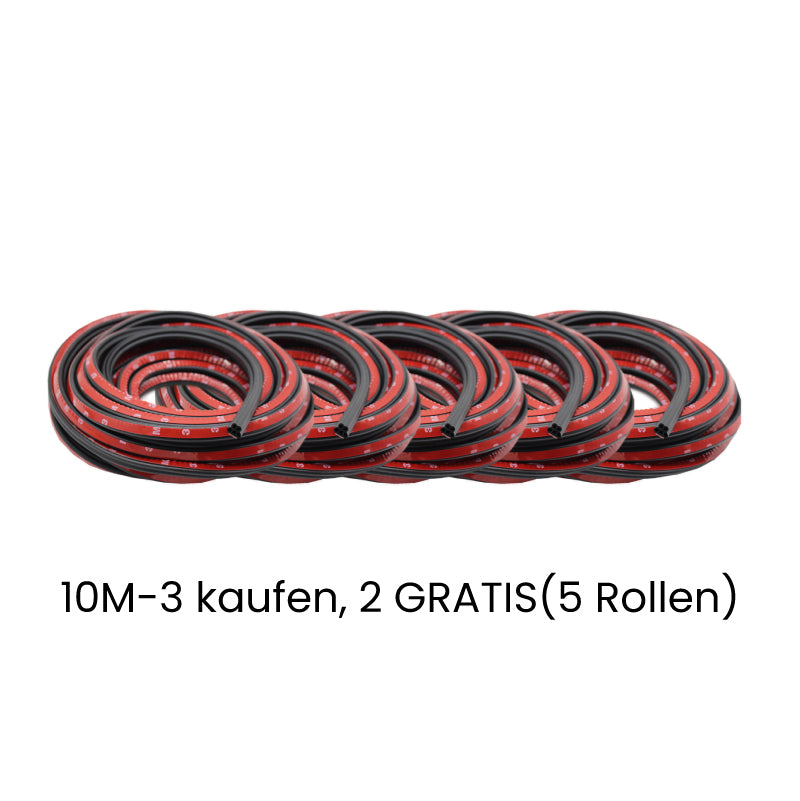 🚗 🧷 Geräusch- und staubdichte Gummidichtungsstreifen – Luxuriöse Geräuschdämmung und vollständige Abdichtung für alle Autos ✨