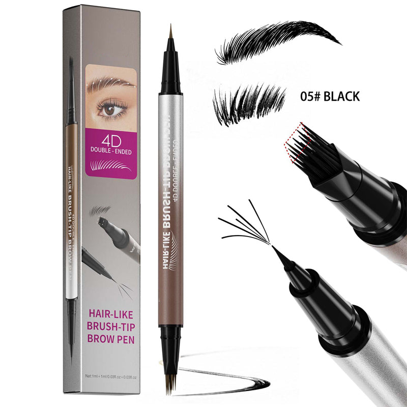 ✨kauf 1 bekomm 1 gratis!✨2-in-1 wasserfester flüssiger Augenbrauenstift