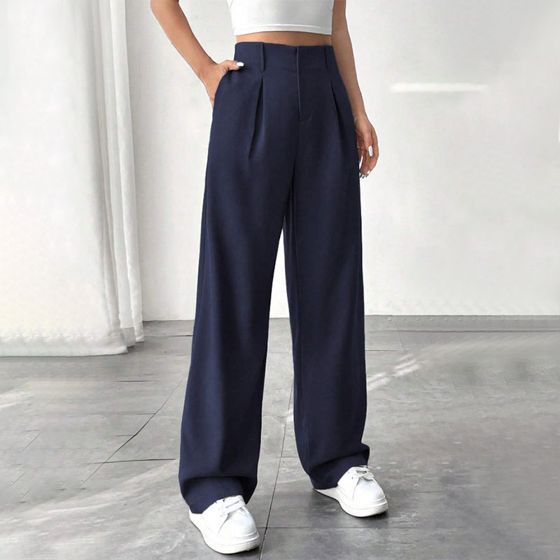 🔥 👖Damenhose mit hoher Taille und weitem Bein ✈️2 Stück kaufen -> Kostenloser Versand