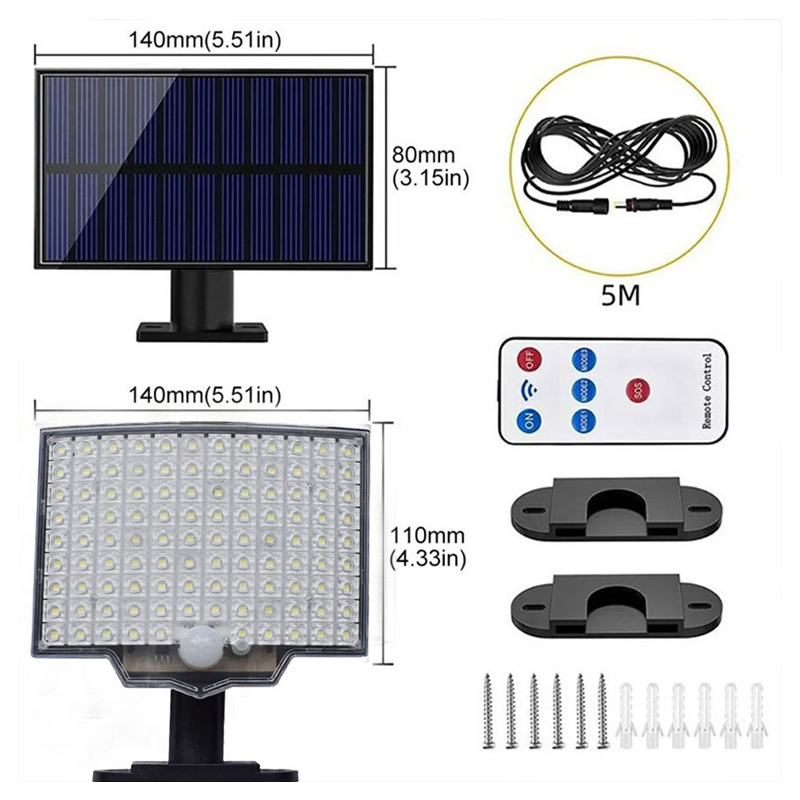 đ50% RABATT! Solar Bewegungsmelder AuĂenleuchte â 106 LEDs, Automatisch bei Nacht đđŠăSonderpreisă