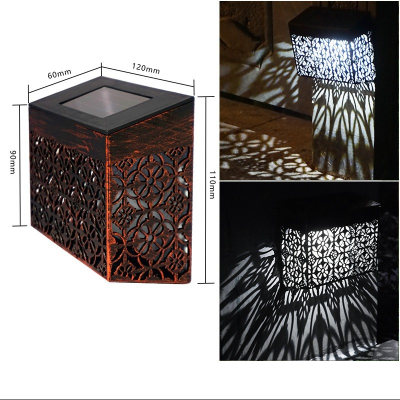 💡☀️ Solarbetriebene LED-Wandleuchte – Dekorativ, Automatisches Ein/Aus & Wetterfest für Wege & Garten 🏡