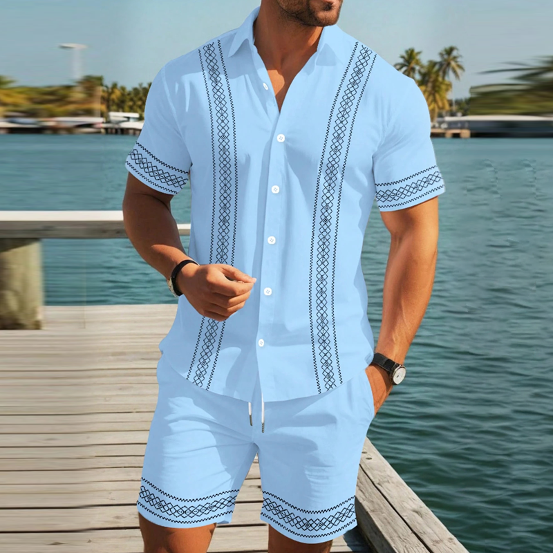 👕 50% RABATT! 2026 Herren-Set aus Kurzarmhemd & Shorts mit Blumenmuster – Leichter Stoff, Lässiger Schnitt & Perfekt Für Warme Sommertage ☀️