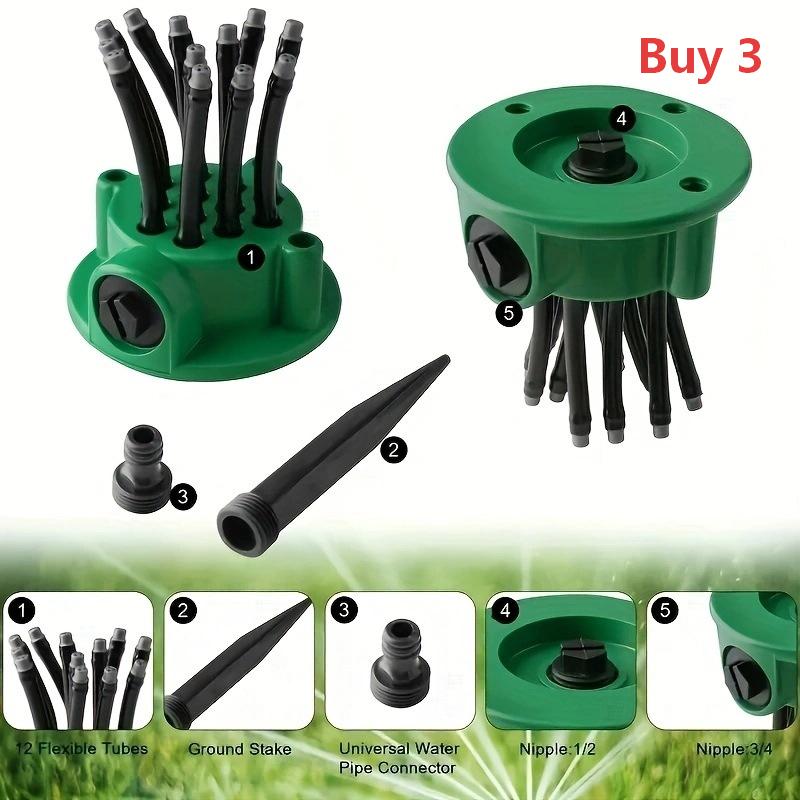 🌿 Präzisions-Gartenbewässerungsregner mit 360°-Abdeckung💚