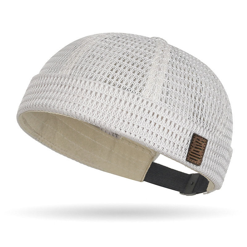 🔥 55% RABATT! 👒 Retro Brimless Cap – Atmungsaktives Mesh, Verstellbar, Ultra-Leicht 🌞