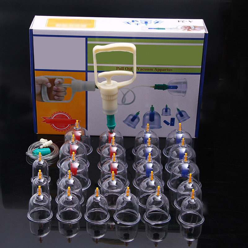 📢📢50 % Rabatt!! ⏰Vakuum-Schröpftherapie-Set – Verdickt, mit Saugpumpe, transparent 🩺