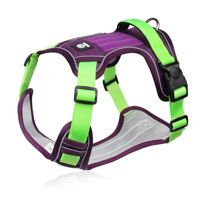 🐕 50% RABATT! ✨ Hundegeschirr ohne Zugkraft mit Leine und LED-Halsband – Vorderer D-Ring, Reflektierend, Verstellbar 🦮