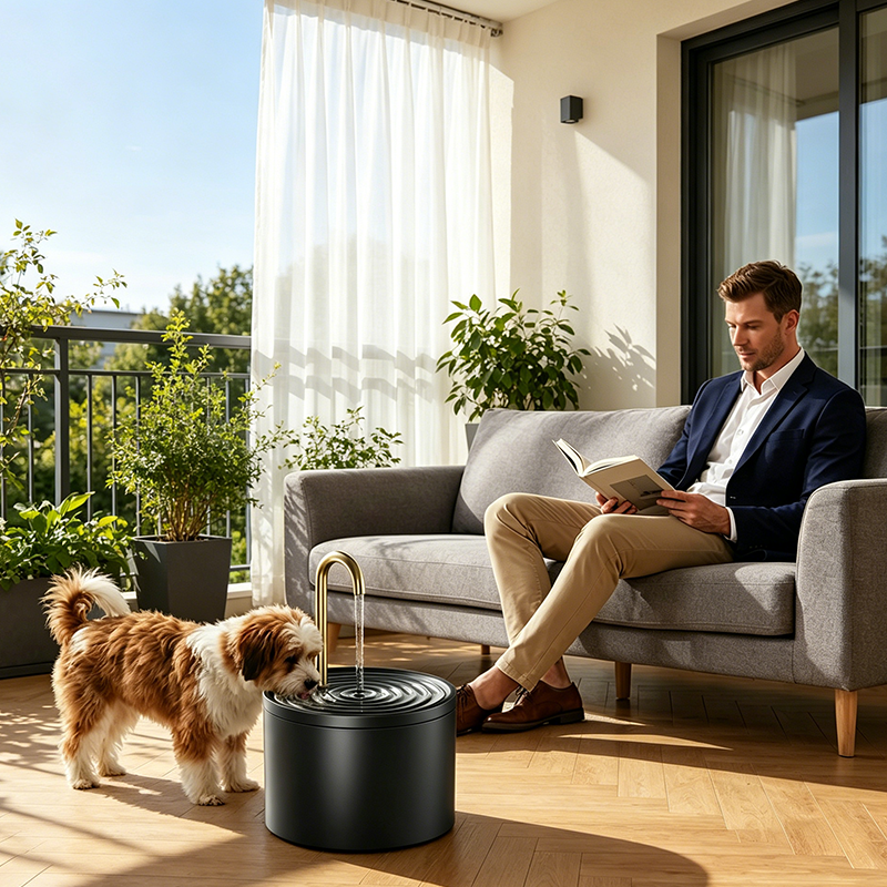 🐕 Versandkostenfrei ✨ Trinkbrunnen für Katzen & Hunde – Wasserzirkulation, leiser Betrieb & einfache Reinigung – Frischwasserquelle für gesunde Haustiere – mit Kohlefilter und einstellbarer Wassermenge 💧