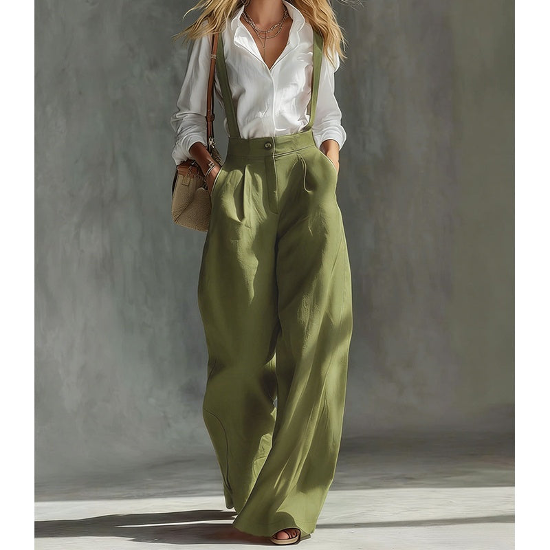 đ⨠50% RABATT! Damen-Casual-Jumpsuit mit weitem Bein und Trägern â Lässig, bequem & perfekt fĂźr Sommer & Alltag âď¸