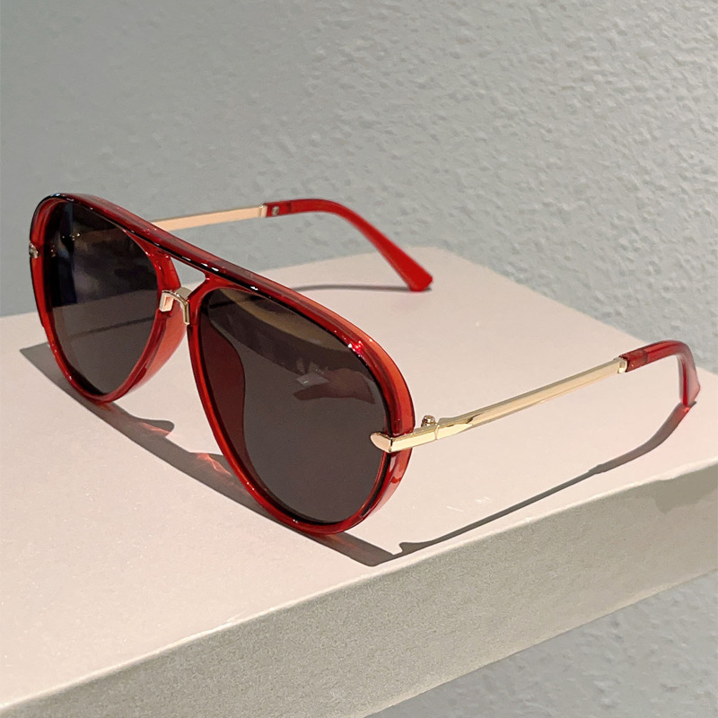 Women's Retro Double-Bridge Sunglasses