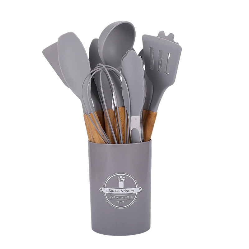 Komplettes Silikon-Küchenutensilien-Set