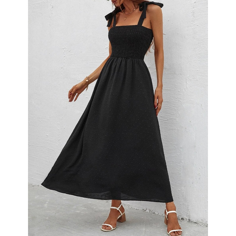 đ¸Damen Elegantes Blumen-Trägerkleid fĂźr den Sommer â MĂźhelos sommerlicher Resort-Stil â¨