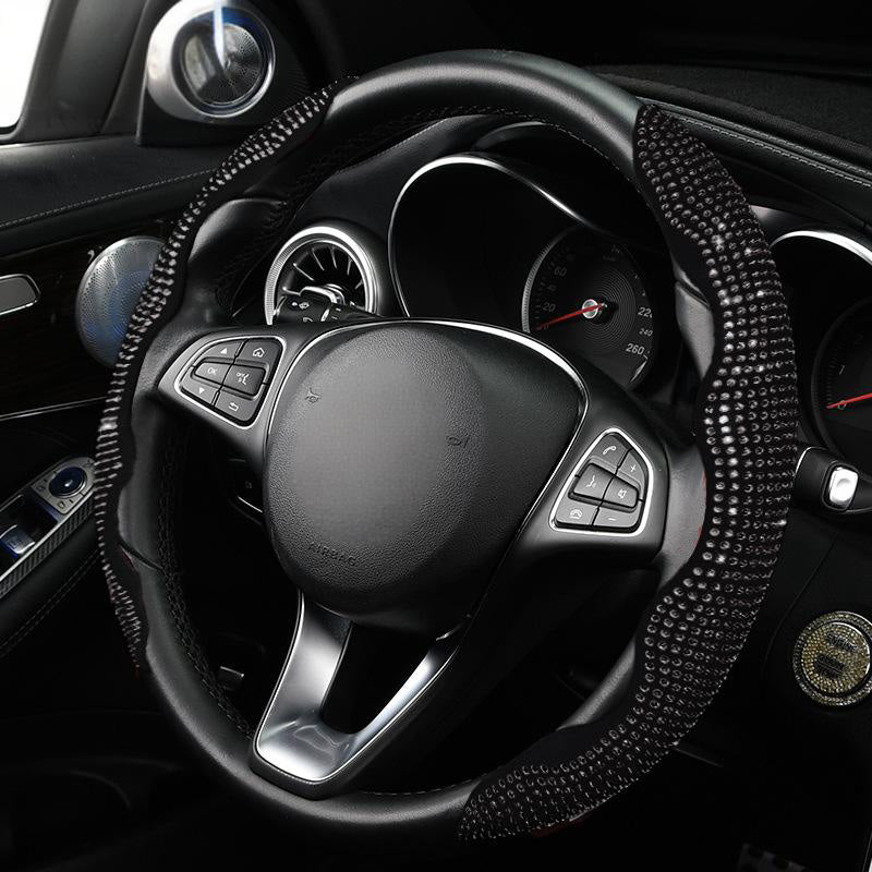 Strass-Glitzer-Lenkradbezug für Autos