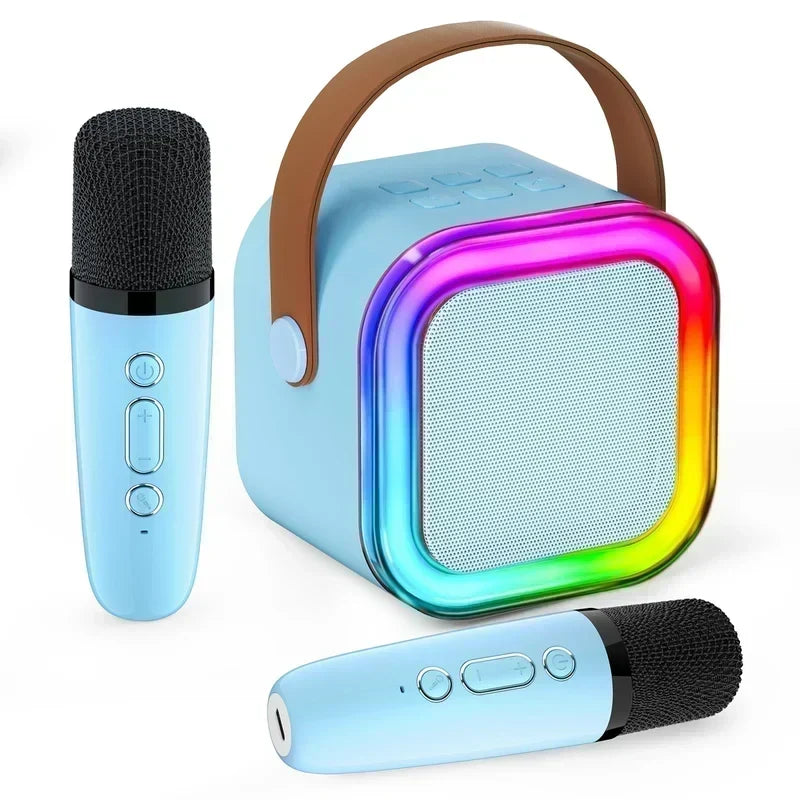 🎤 LIMITIERTES ANGEBOT 50% RABATT! ✨ Mini-Karaoke-Maschine für Kinder – LED-Lichter, Stimmeffekte, Tragbar 🎉
