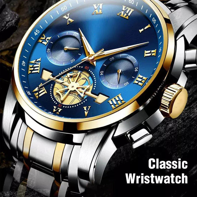 Neue Multifunktions-Chronographen-Armbanduhr mit 6 Zeigern