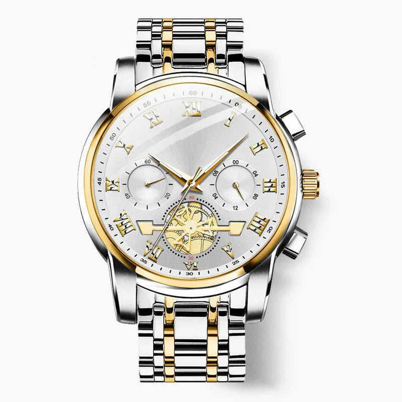 Neue Multifunktions-Chronographen-Armbanduhr mit 6 Zeigern