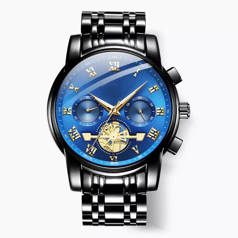 Neue Multifunktions-Chronographen-Armbanduhr mit 6 Zeigern