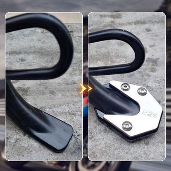 🌟🔥 Motorrad-Ständerfuß-Verbreiterung | 50% Rabatt +🛡️⚡ Stabilitäts-Boost für Seitenständer!