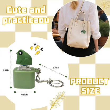 🔥HEIßER SCHNÄPPCHEN- BIS ZU 50% RABATT🔥Froschquaken Fidget-Spielzeug - Wiederaufladbarer Froschquaken-Schlüsselanhänger, Froschquaken-Stresslinderer mit bunten Lichtern, lustiges & tragbares Angstlinderungs-Spielzeug