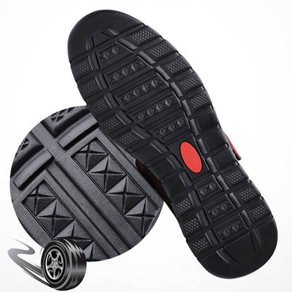 🔥Modische PU-Ledersandalen mit Löchern