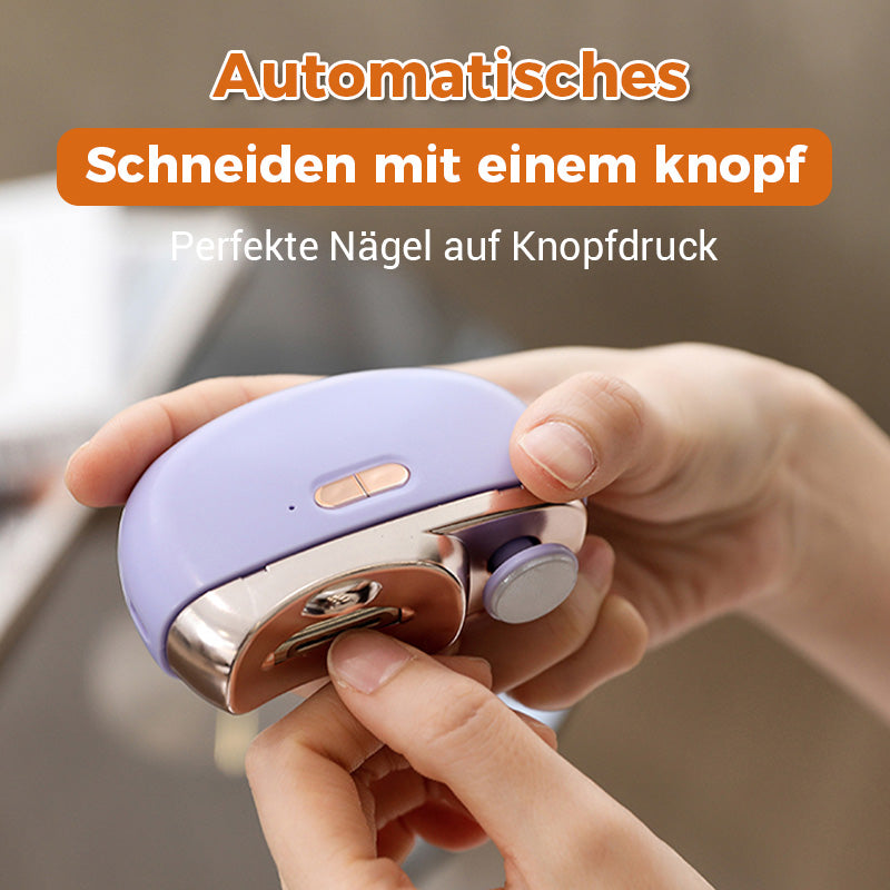 👧  ✨ 3-in-1 Automatischer elektrischer Nagelknipser mit Feilenfunktion【Sicher und bequem】2