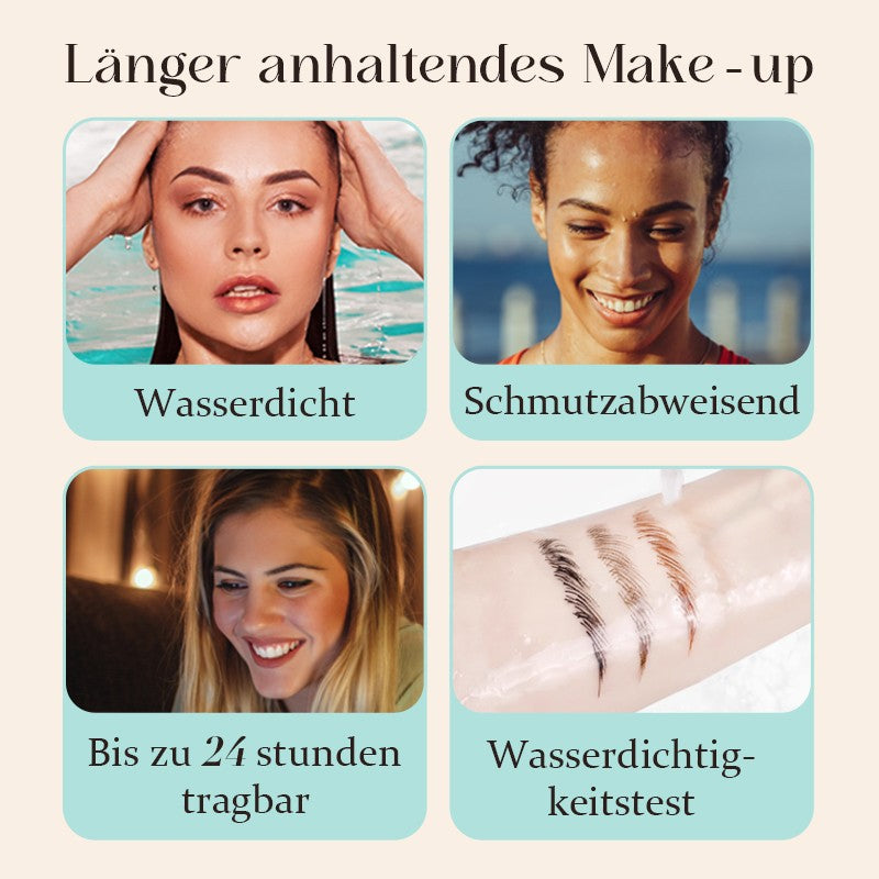 50% RABATT🧡3D-Wasserfester Microblading Augenbrauenstift mit 4-zackiger Spitze