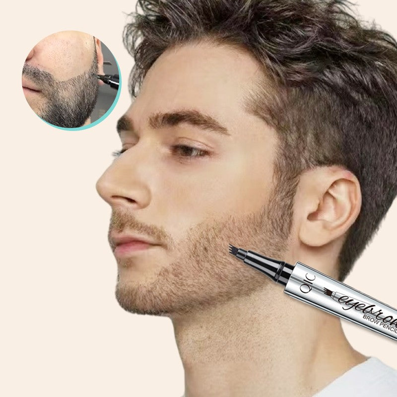 50% RABATT🧡3D-Wasserfester Microblading Augenbrauenstift mit 4-zackiger Spitze