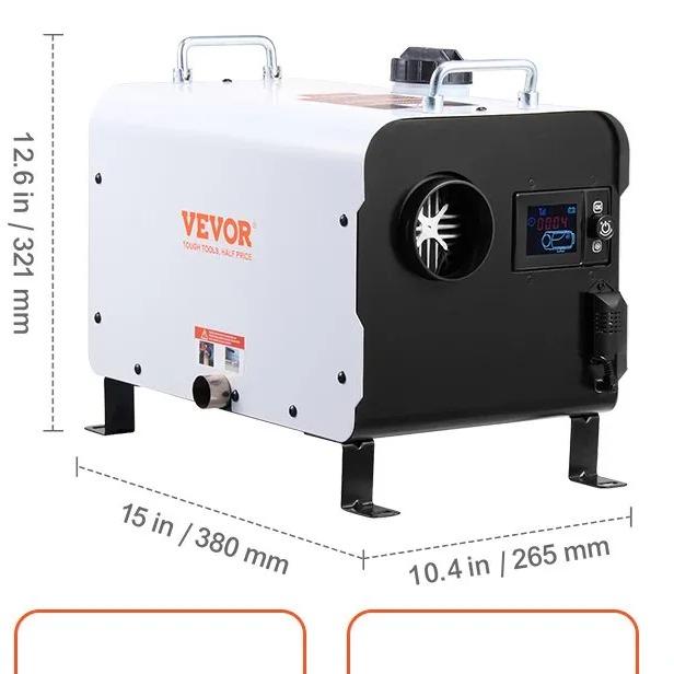 📢📢50% RABATT !!⏰ 8 kW Diesel-Luftheizung, 12V/24V, App & Bluetooth, CO-Alarm + Display – leise + schnell heizen für Wohnmobil & Boot ⛵📱