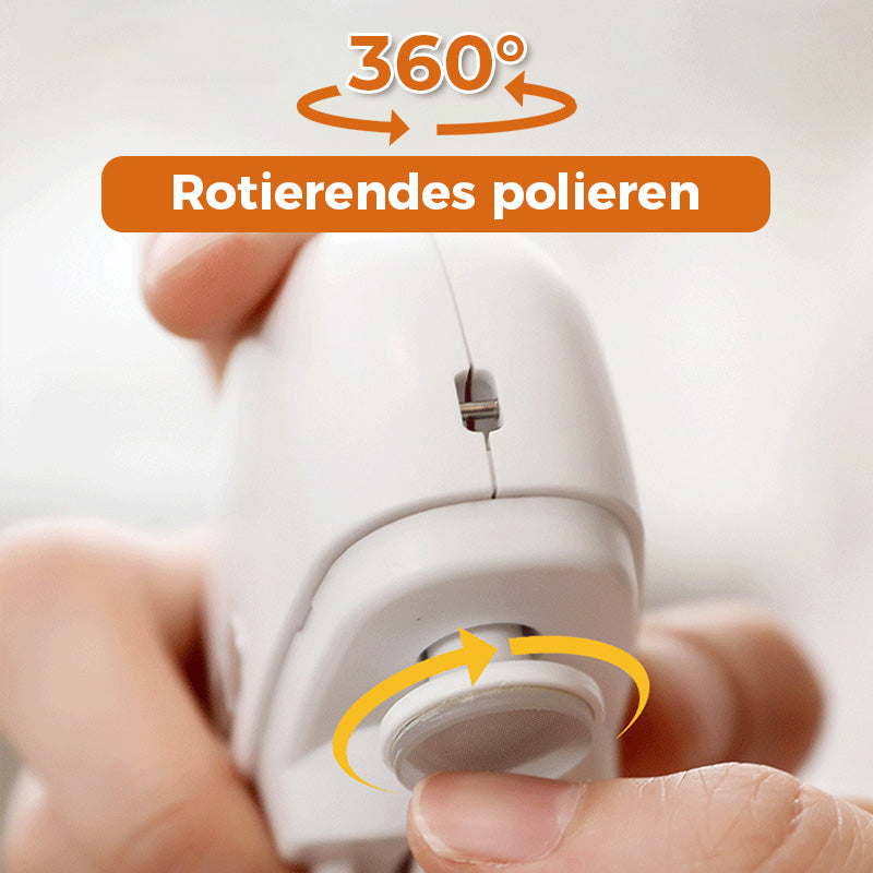 👧  ✨ 3-in-1 Automatischer elektrischer Nagelknipser mit Feilenfunktion【Sicher und bequem】2