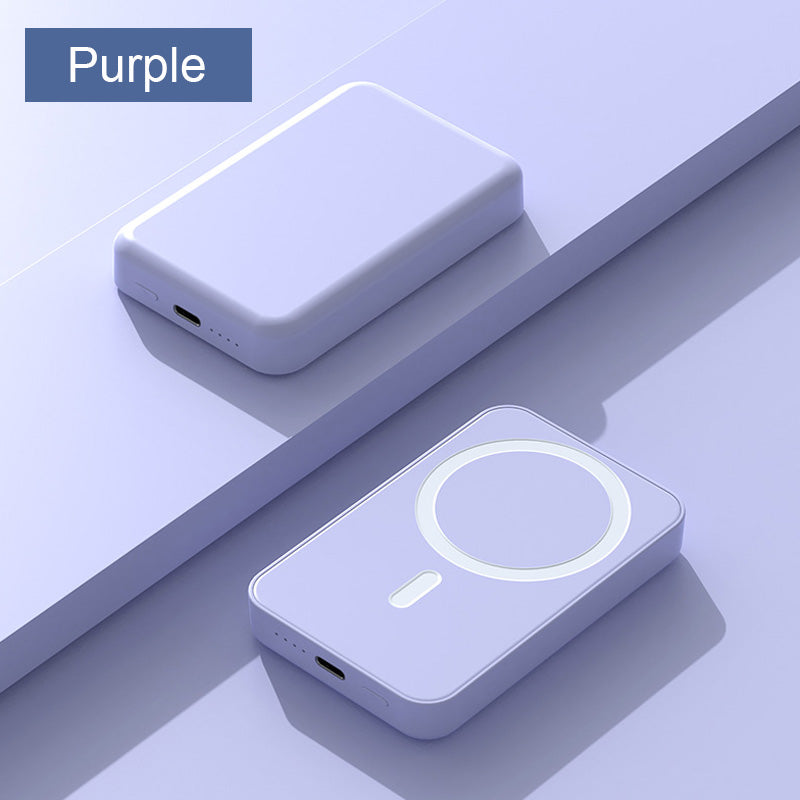 📱🔋15W Schnellladung Portabler Drahtloser Magnetisches Powerbank