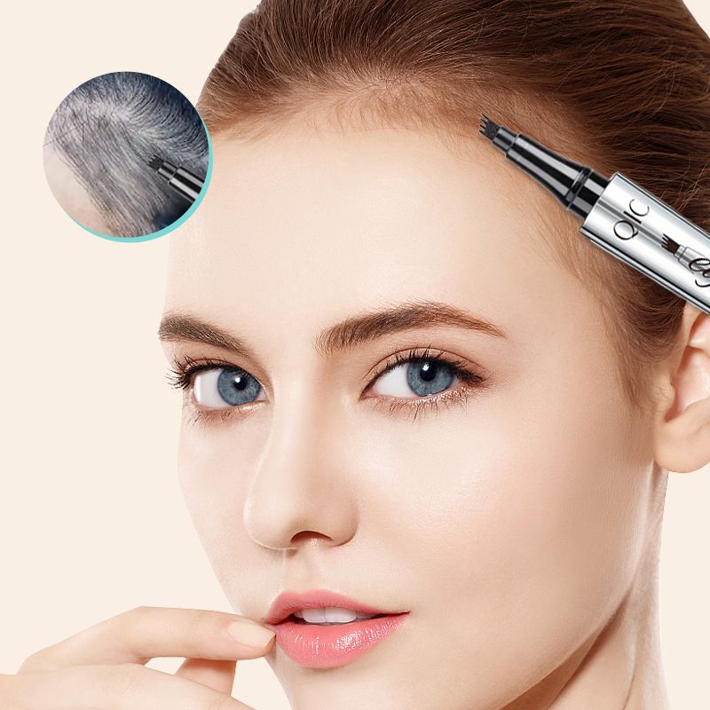 50% RABATT🧡3D-Wasserfester Microblading Augenbrauenstift mit 4-zackiger Spitze