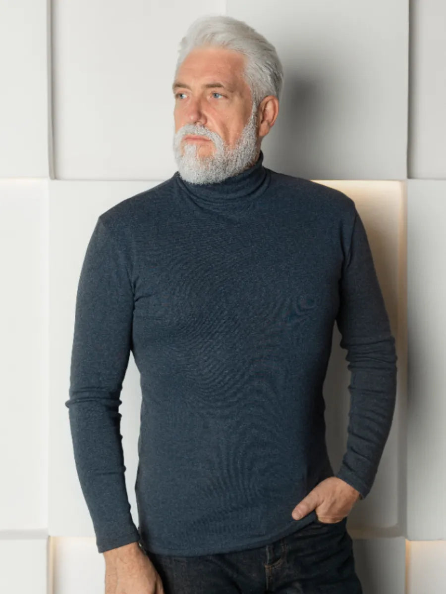 ❄️ Herren Hochkragen-Top – Warm, stylisch & zeitlos für Frühling/Herbst/Winter!