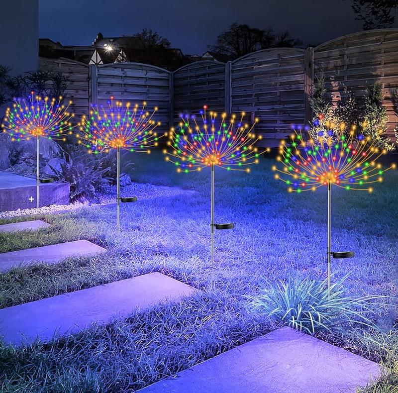 🛍️ 50 % Rabatt – 200 LED Solar-Feuerwerkslichter, 8 Modi, IP65 – wetterfest & warmweiß für Garten, Terrasse & Party 🌟