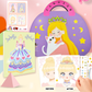 👑 50% RABATT SONDERANGEBOT! ✨ 3-in-1 Prinzessin Ankleid- & Schminkset - Enthält Kronen, Zauberstäbe & Schminke für Kreative Rollenspiele 🧚‍♀️✨