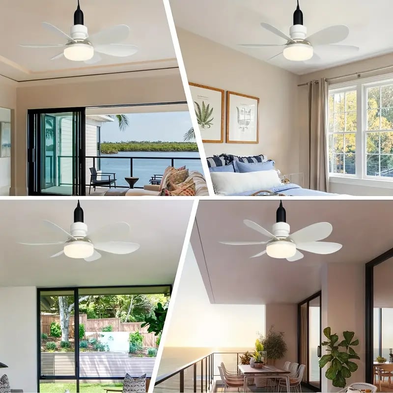 🍃 Intelligenter Deckenventilator mit Licht, RGB-Beleuchtung und Bluetooth-Lautsprecher♨️❄️