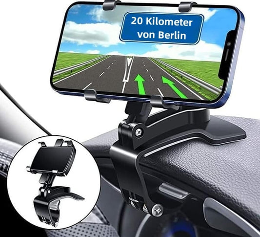 🏆2026 Neuankömmling 50% RABATT - 360-Grad-drehbare Handyhalterung fürs Armaturenbrett im Auto