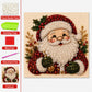 🎄 LETZTER TAG: 49 % RABATT –DIY Weihnachts-Perlenkunst-Set | Beflockte Leinwand mit kratzfesten, farbbeständigen Perlen – festliche DIY-Deko 🎅⛄❄️