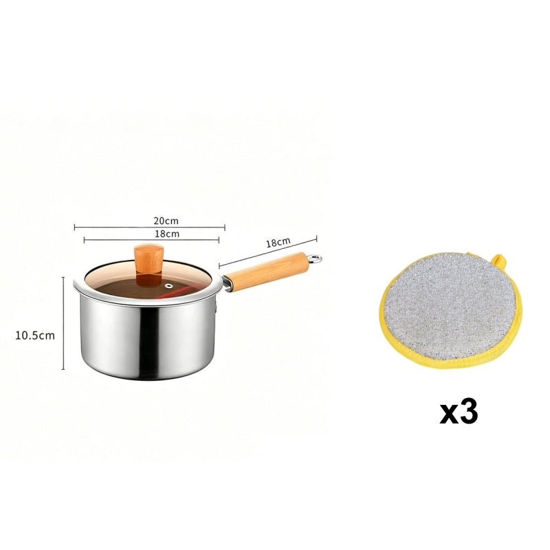 Multifunktionaler Frittiertopf aus 304 Edelstahl
