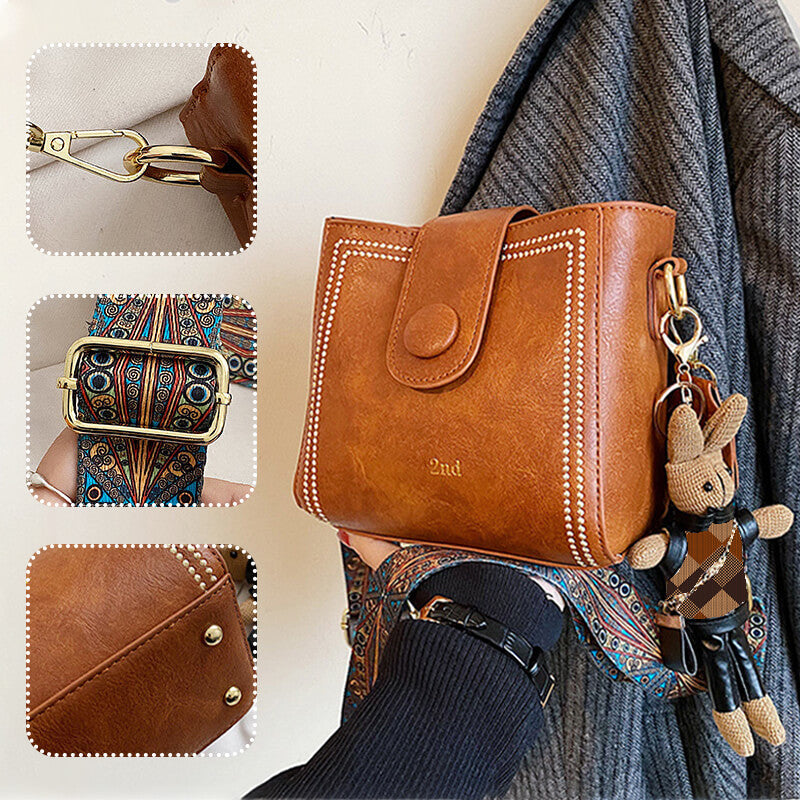 🎅Weihnachtsverkauf 54% Rabatt🎄Vintage Modetasche mit verstellbarem breitem Schulterriemen👜